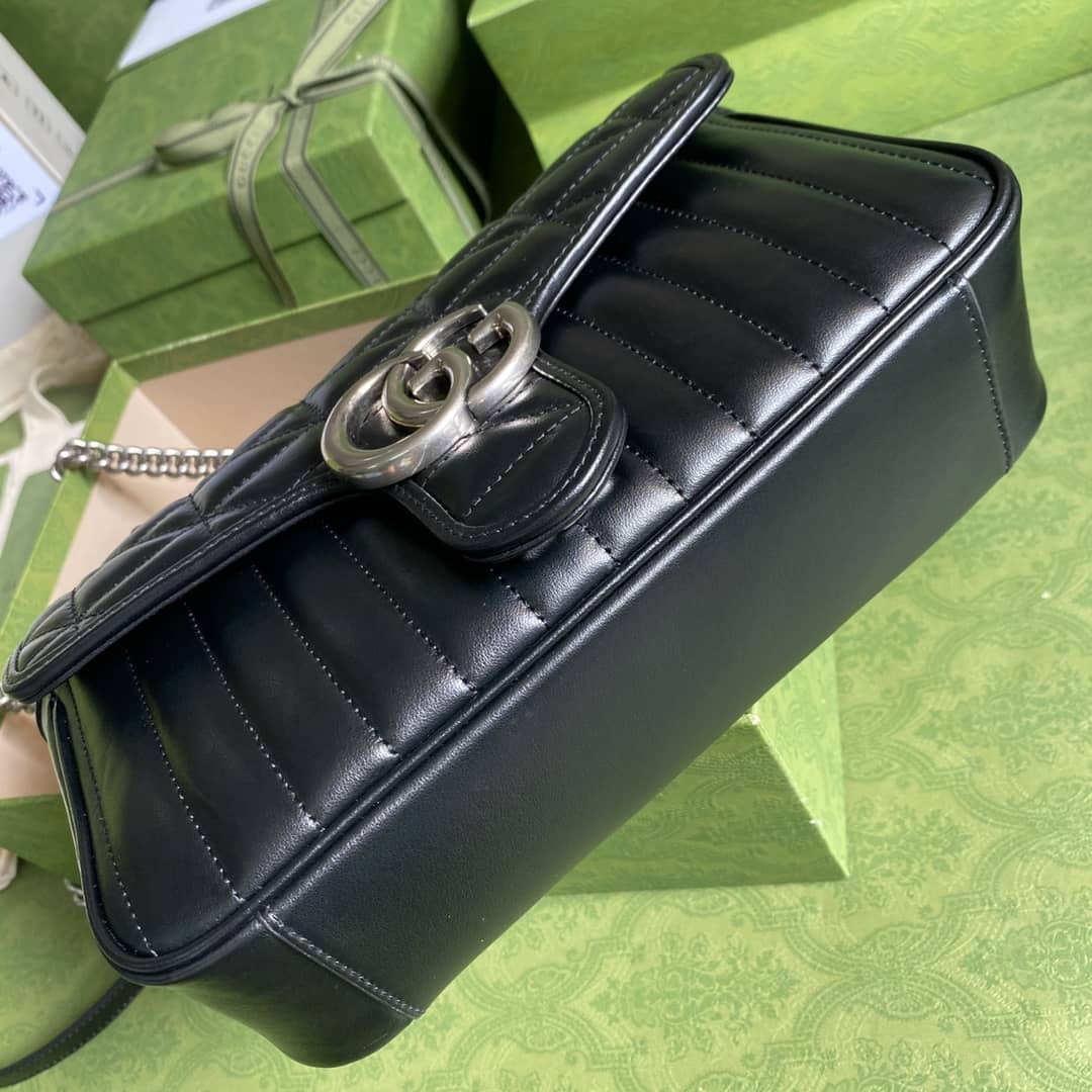 Gucci Marmont GG Small matelassé Shoulder Bag Replica 443497
