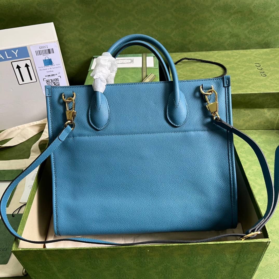 Gucci Small Leather Tote With Gucci Logo 674822 Replica Bag