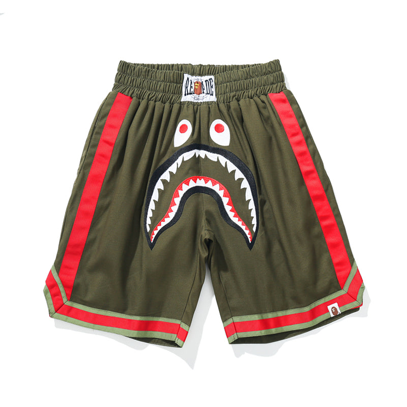 BAPE x ReadyMade Shorts Shark Blue Green Pants HDCP8712