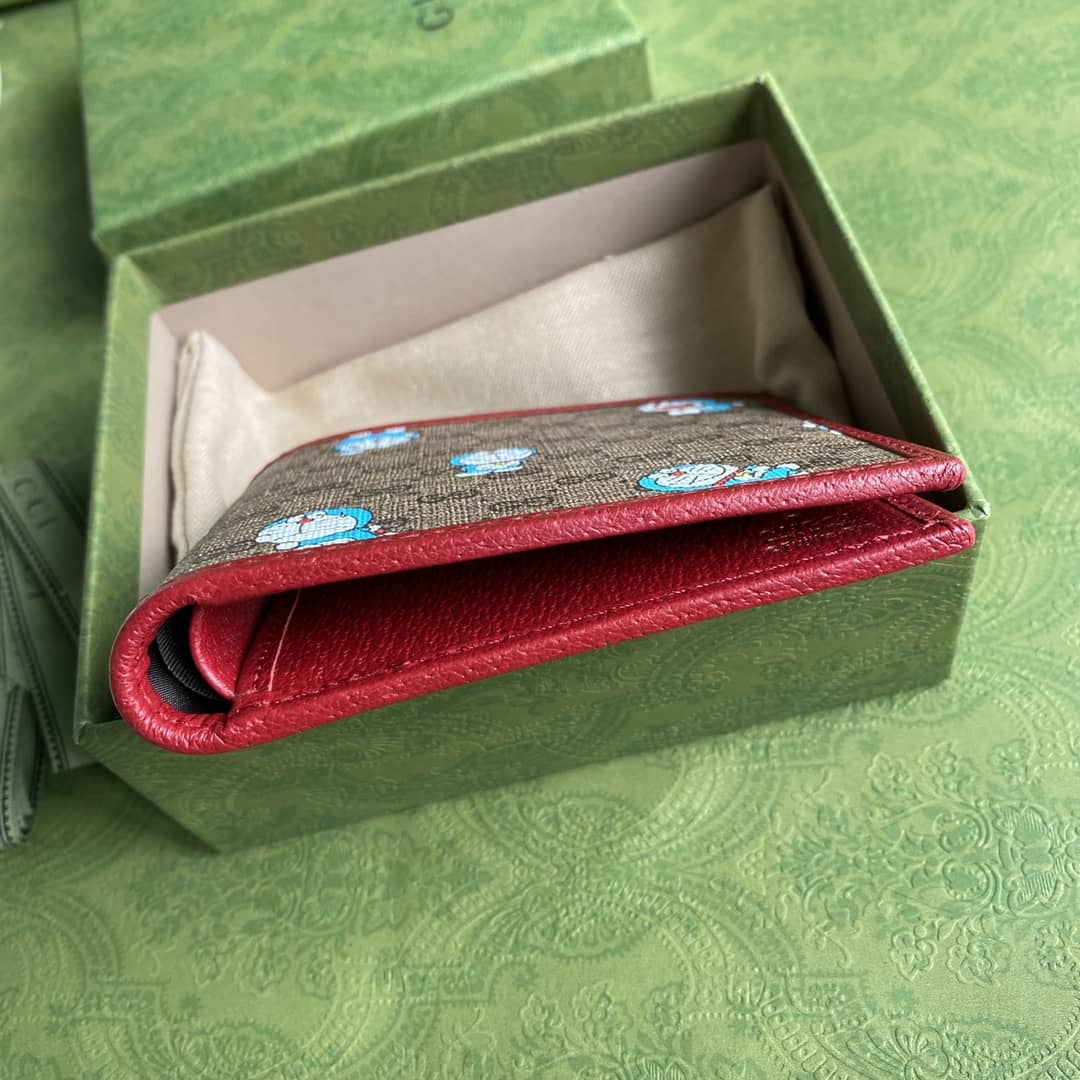 Gucci X Doraemon Bi-Fold Wallet Replica 647802