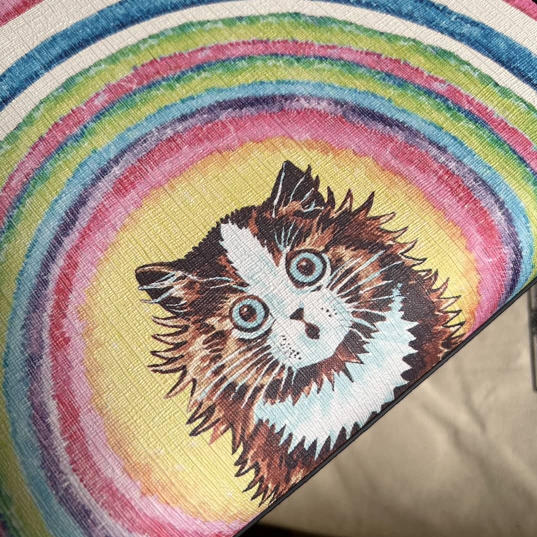 Gucci Children Cat Rainbow Print 605614 Replica Tote Bag