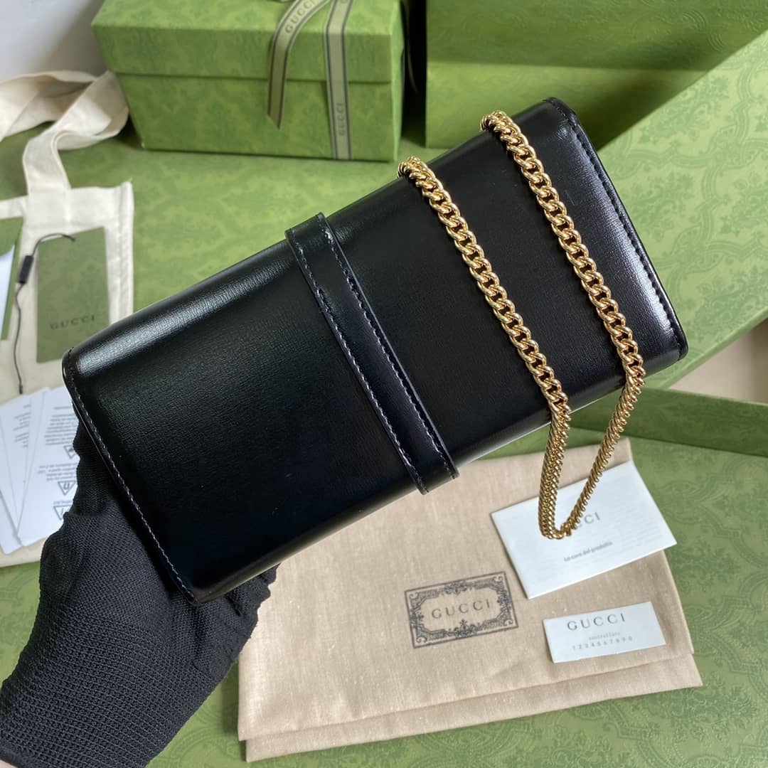 Gucci Jackie 1961 Shoulder Bag Chain Wallet Replica 652681