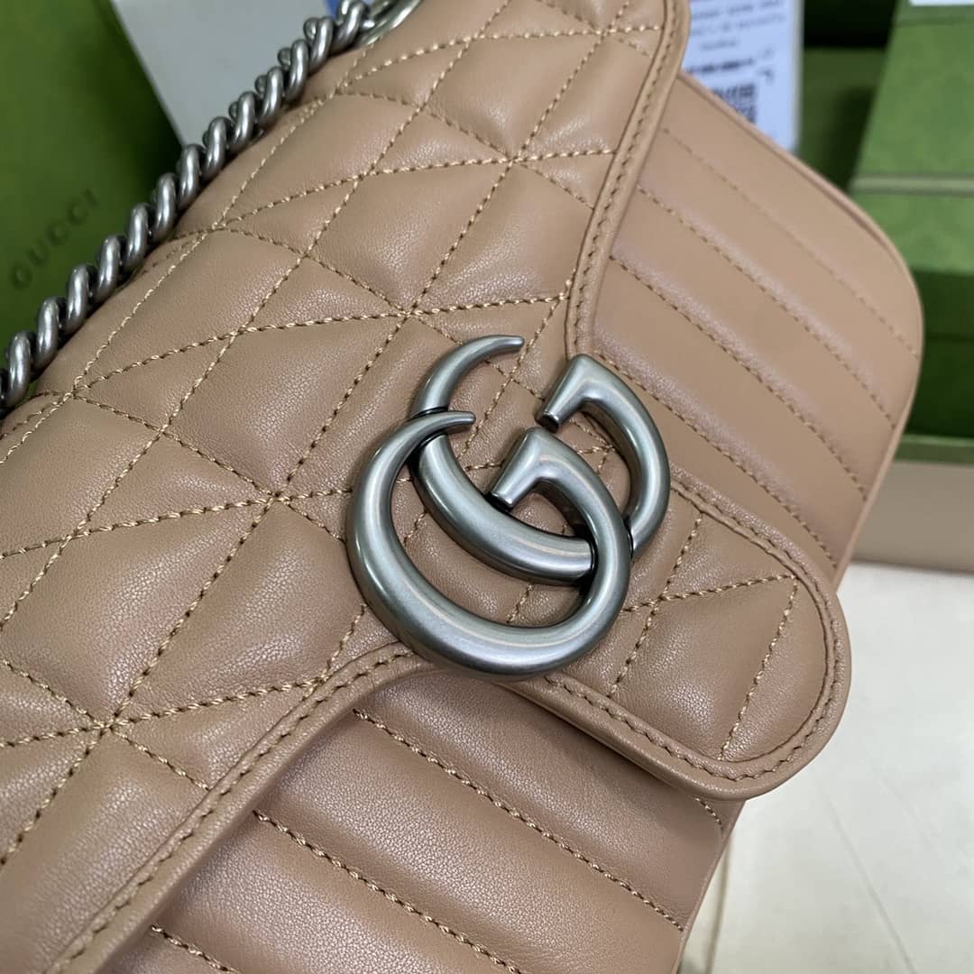 Gucci Marmont GG Small matelassé Shoulder Bag Replica 443497