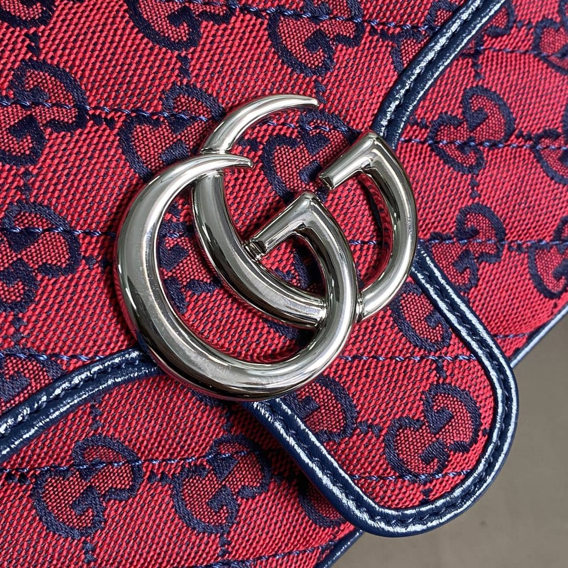 Gucci Marmont GG Matelasse Leather Mini Shoulder Bag Replica 446744