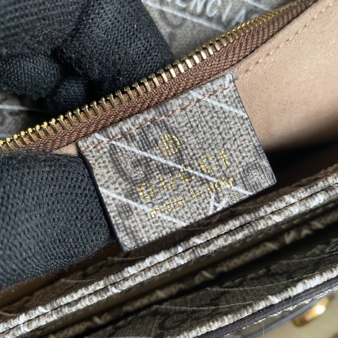Gucci 1955 Horsebit Supreme Shoulder Bag Replica 602204