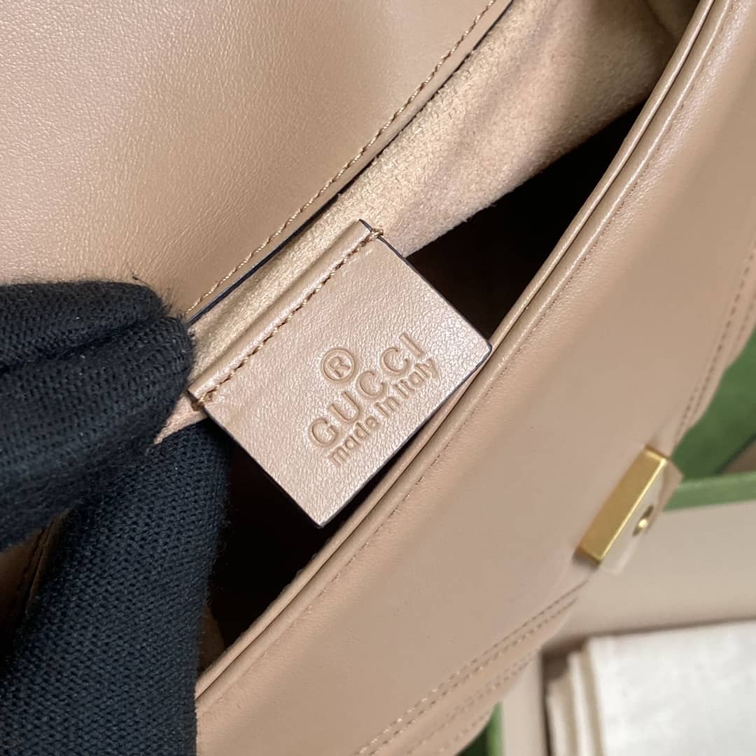 Gucci GG Marmont Mini Leather Top Handle Crossbody Bag 547260 Replica