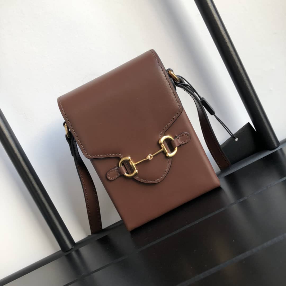 Gucci Horsebit 1955 Mini Bag Replica Brown 625615