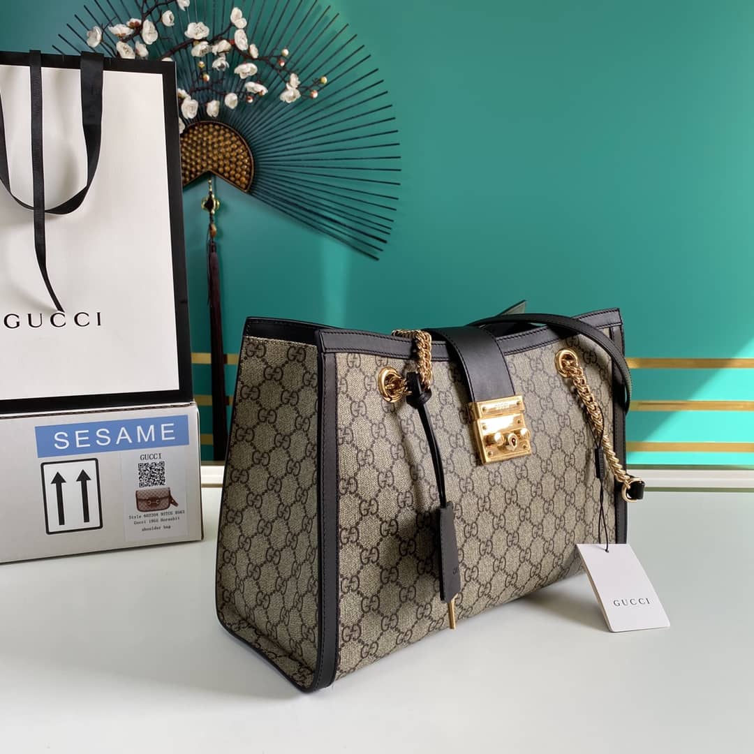 Gucci Padlock GG Supreme Canvas Shoulder Bag Replica 479197