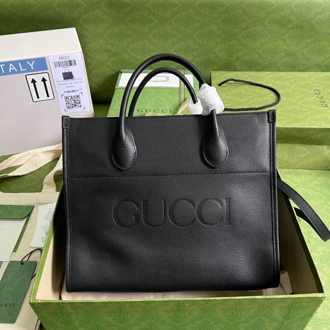 Gucci Small Leather Tote With Gucci Logo 674822 Replica Bag