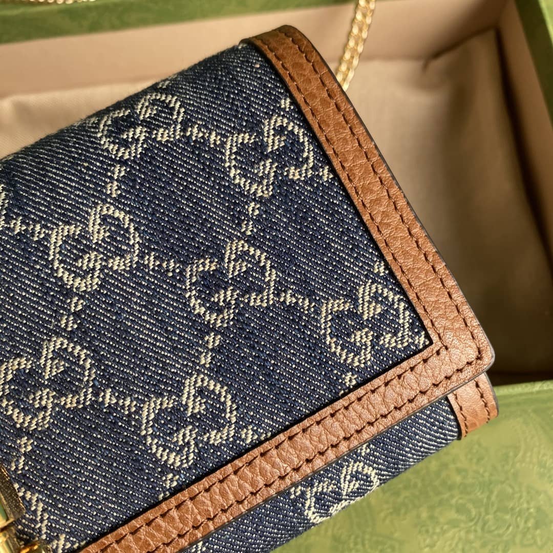 Gucci Jackie 1961 Shoulder Bag Chain Wallet Replica 652681