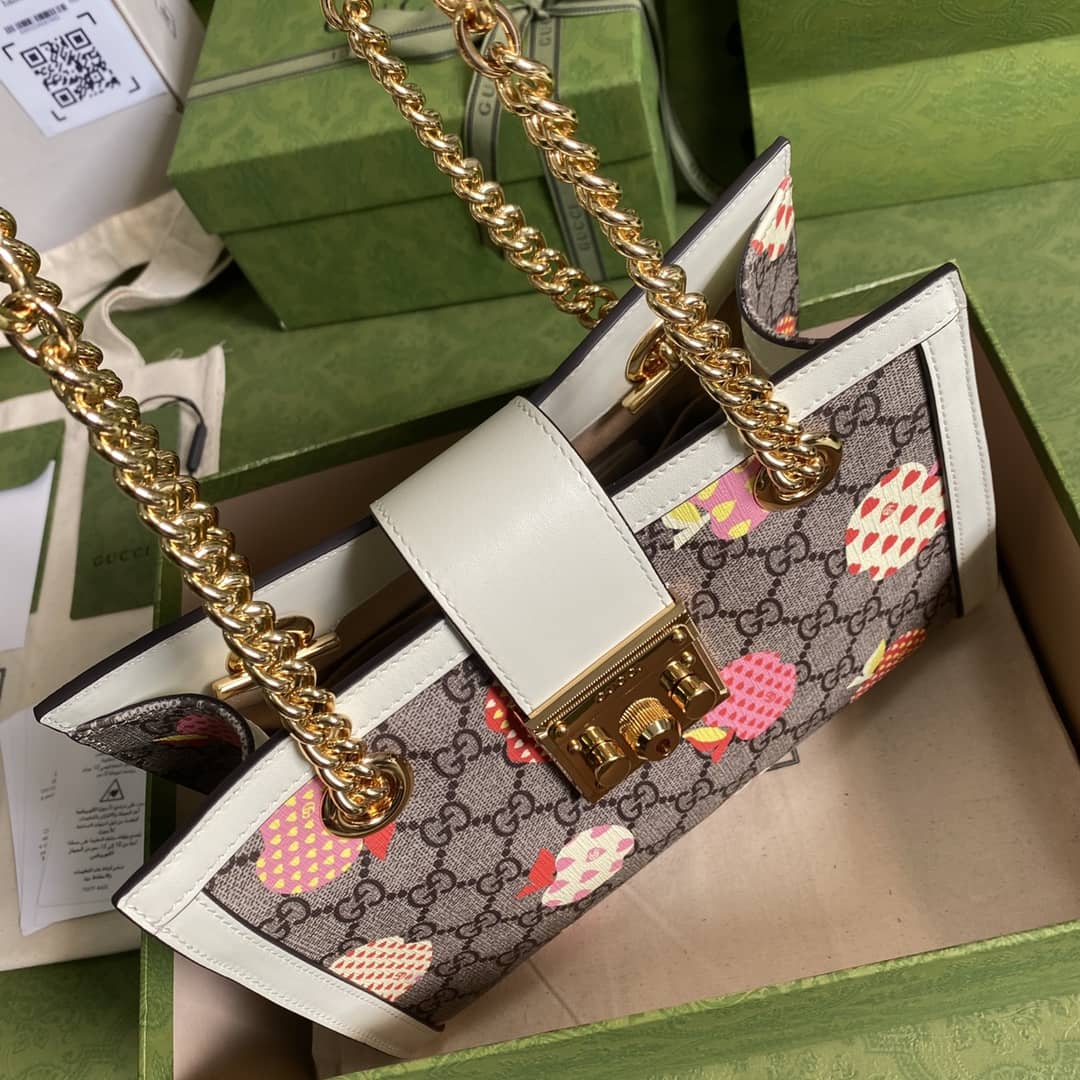 Gucci Padlock Small Berry Tote Replica 498156