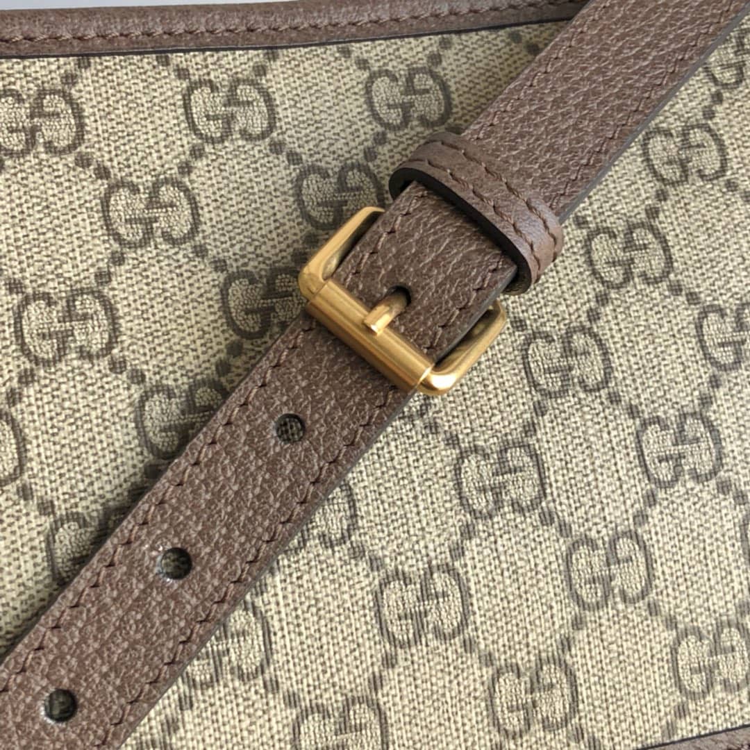 Gucci Supreme Leather Ophidia GG Camera Bag Replica 598130