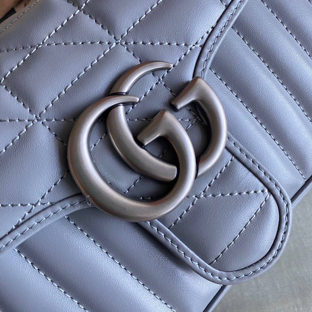 Gucci GG Marmont Small Matelassé Leather 443497