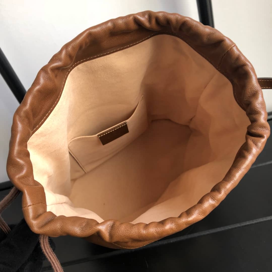Gucci 1955 Horsebit Shoulder Bucket Bag Replica 602118