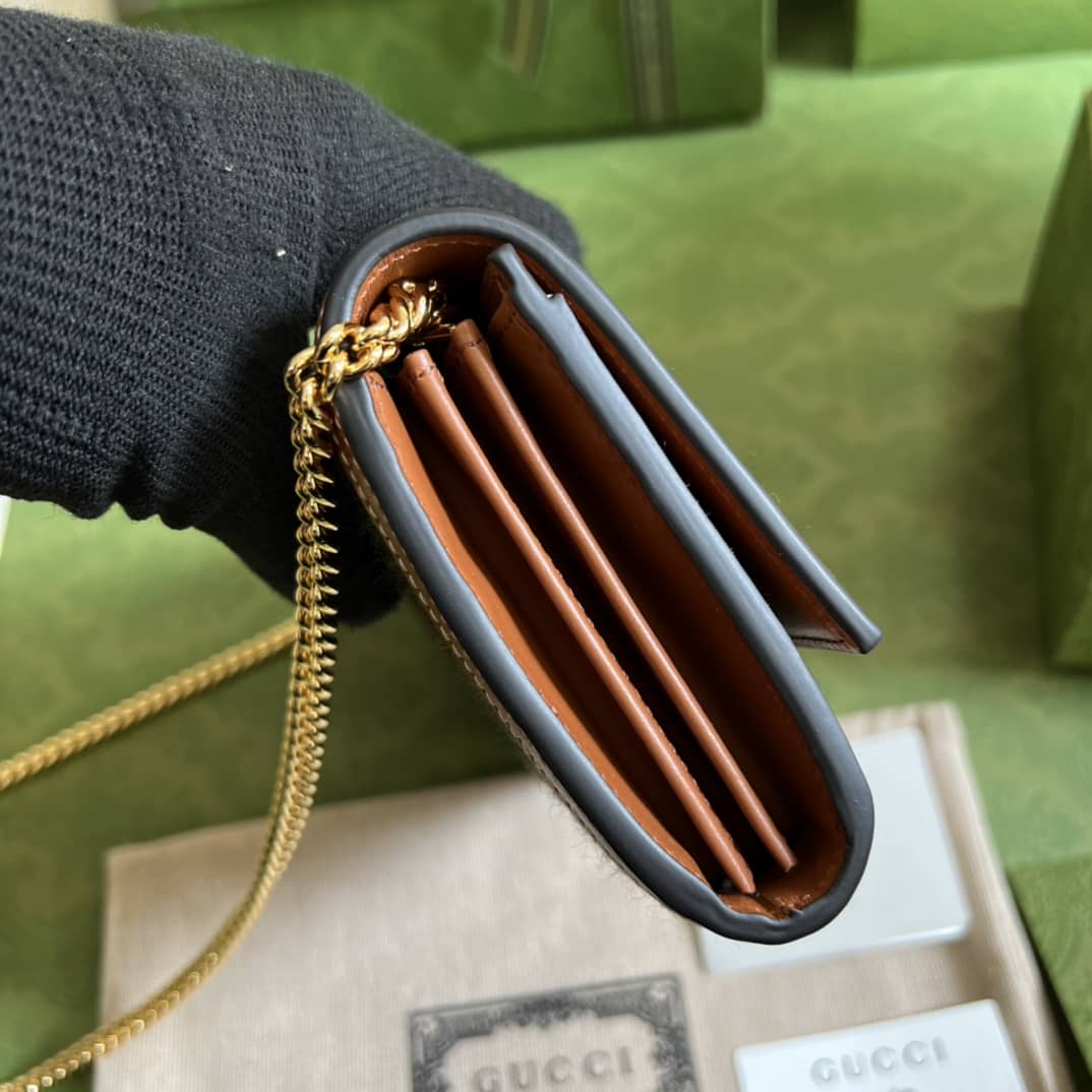 Gucci Jackie 1961 Shoulder Bag Chain Wallet Replica 652681
