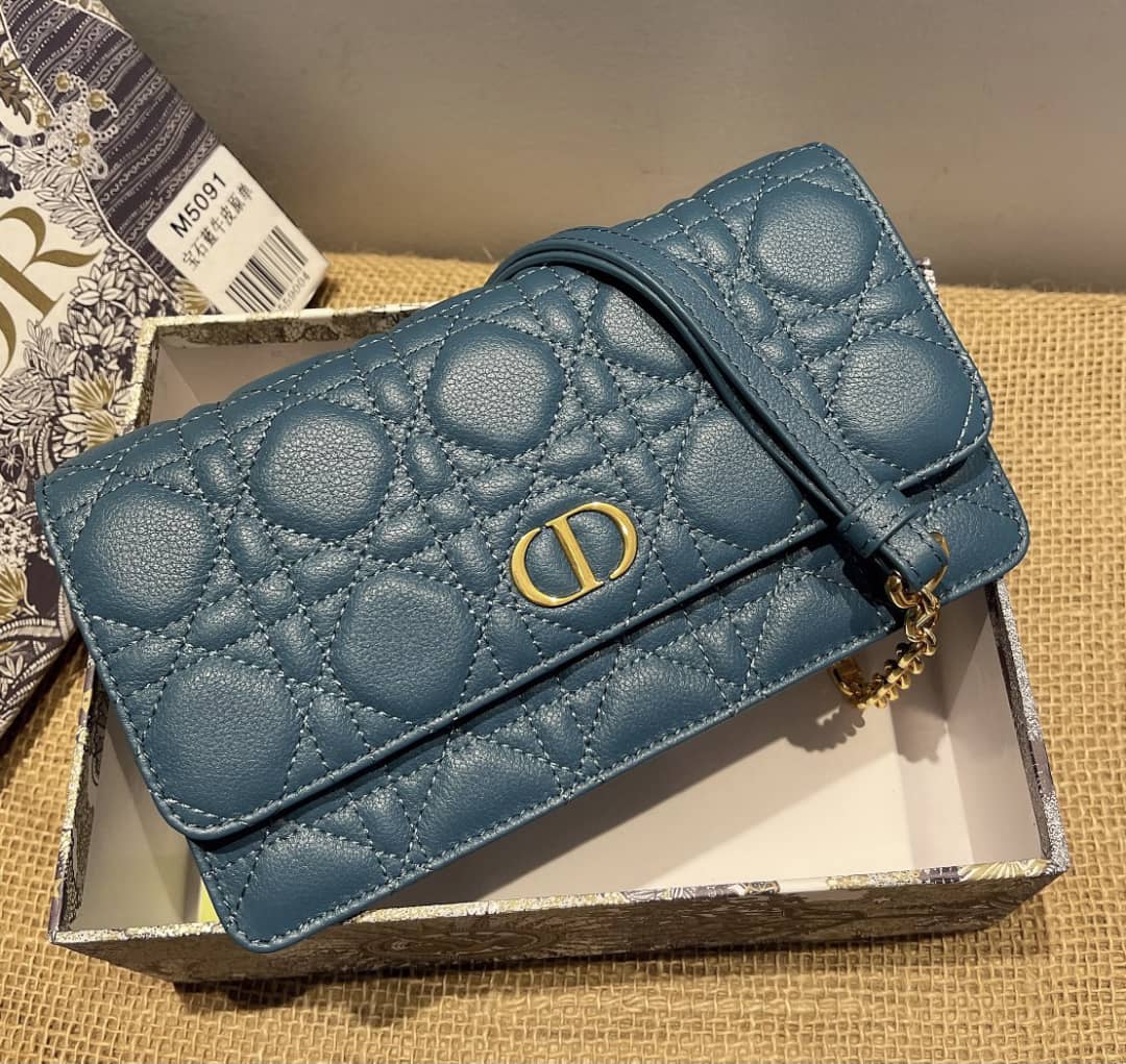 Christian Dior Caro Chain Belt Replica Pouch