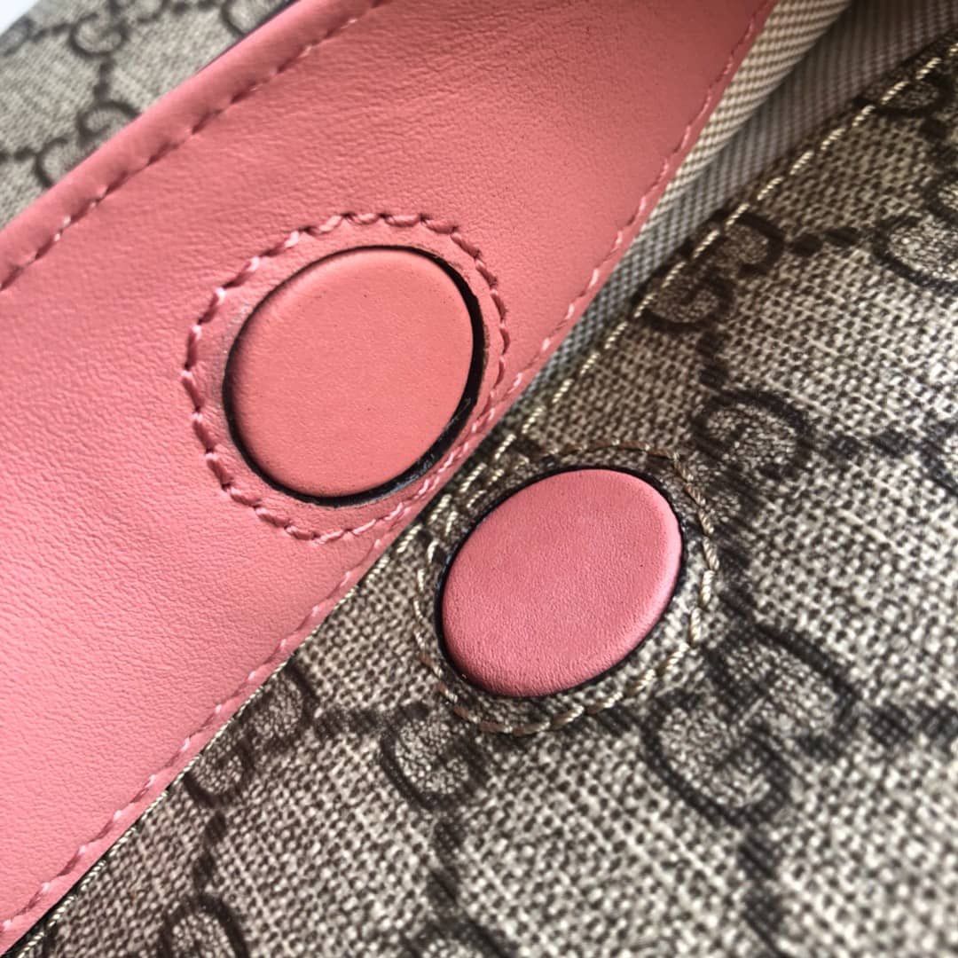 Gucci Soft GG Supreme Baby Changing Bag Replica Pink 457356