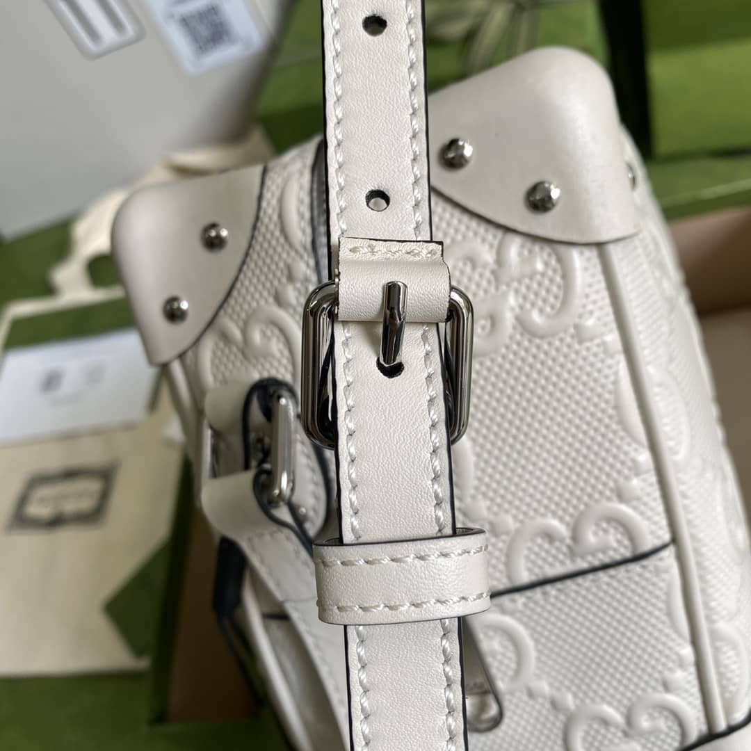 Gucci Supreme GG Leather Square Shoulder Bag Replica 626363