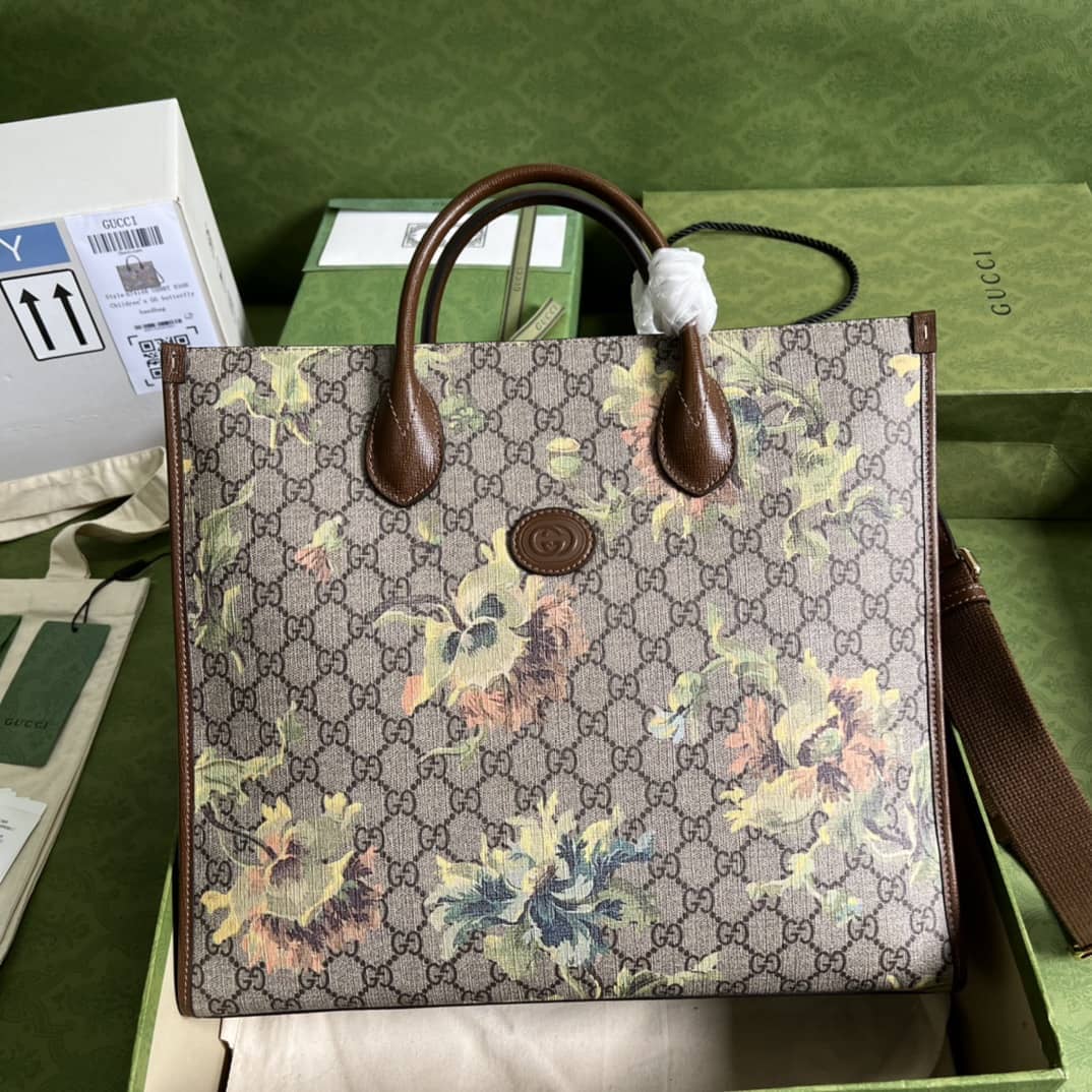 Gucci Medium Tote With Geometric Print 674148 Replica Bag