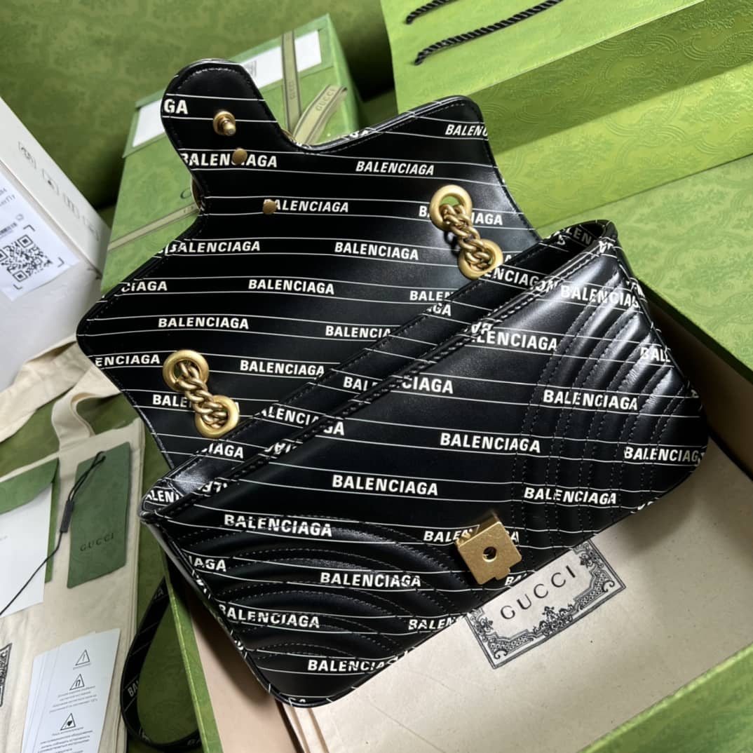 Gucci Marmont GG Small matelassé Shoulder Bag Replica 443497