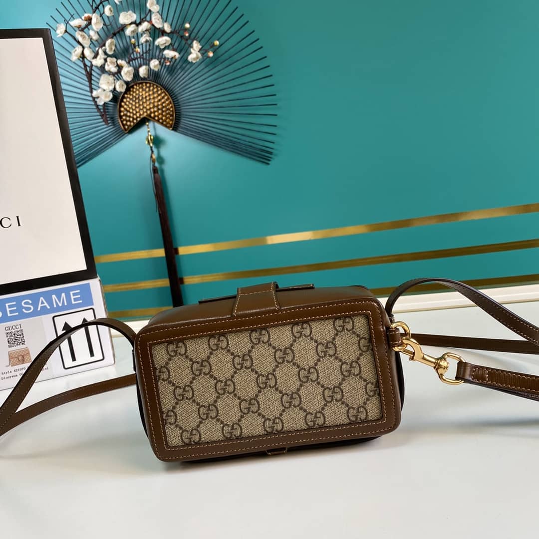 Gucci GG Mini Bag With Clasp Closure Replica 614368