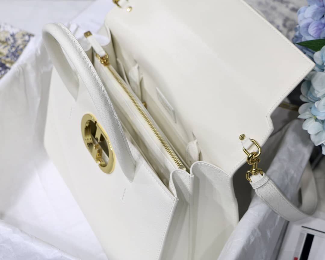 Christian Dior Box Calfskin Large St. Honore Tote