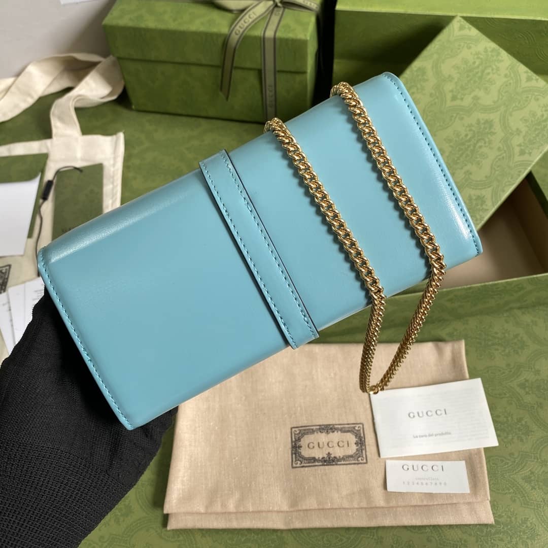 Gucci Jackie 1961 Shoulder Bag Chain Wallet Replica 652681