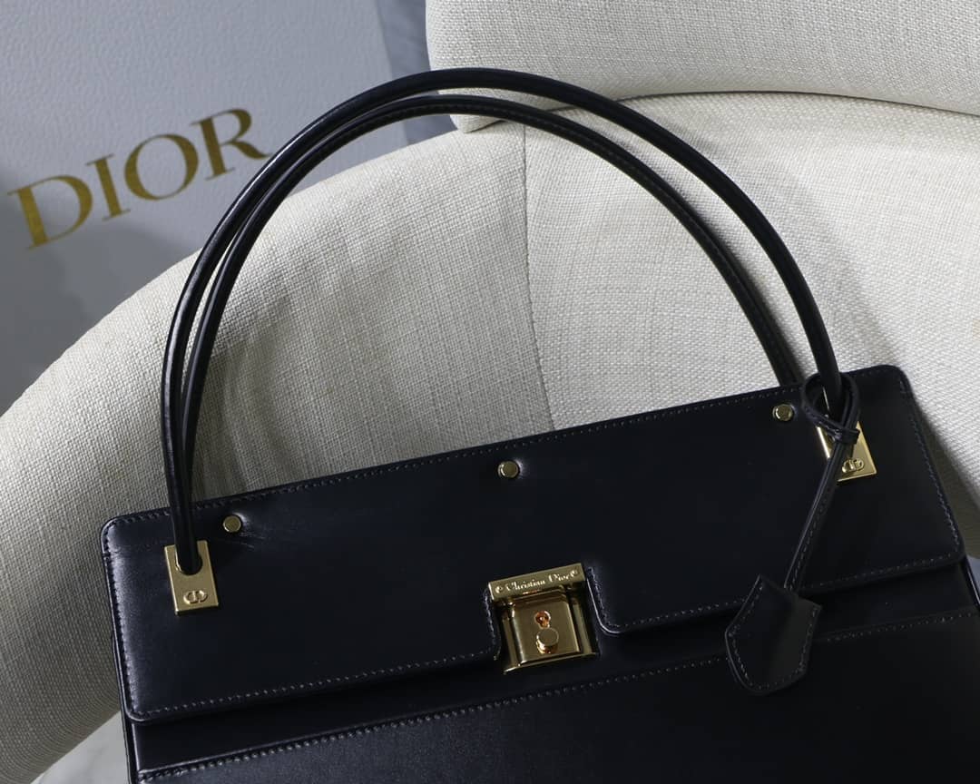 Dior Latte Smooth Calfskin Parisienne Bag