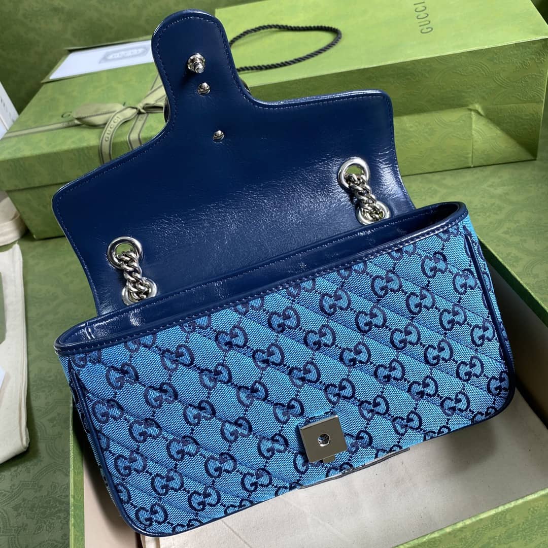 Gucci Marmont GG Small matelassé Shoulder Bag Replica 443497