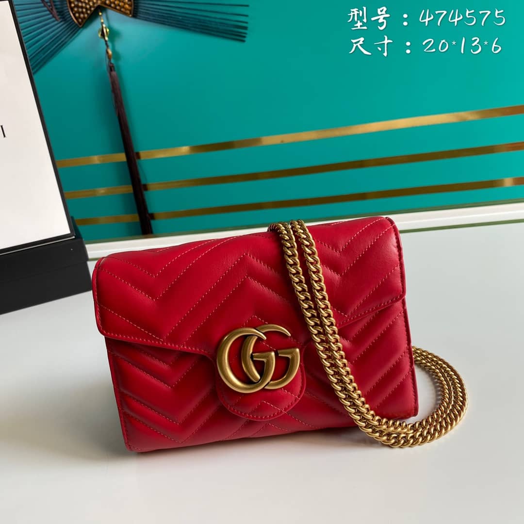 Gucci Marmont GG Matelassé Mini Bag Replica 474575