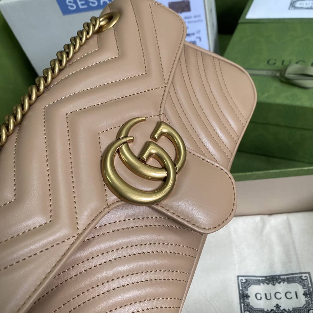 Gucci GG Marmont Small Matelassé Leather 443497 Replica Crossbody Bag