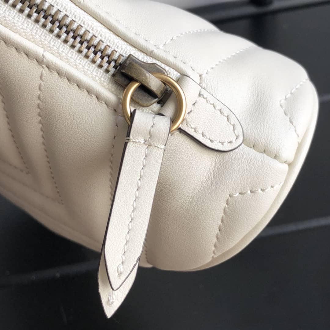 Gucci GG Marmont Quilted Vanity Bag Replica White 625690