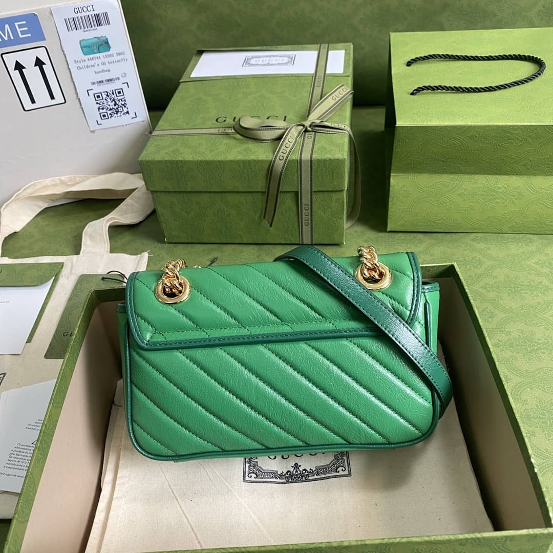 Gucci Marmont GG Matelasse Leather Mini Shoulder Bag Replica 446744