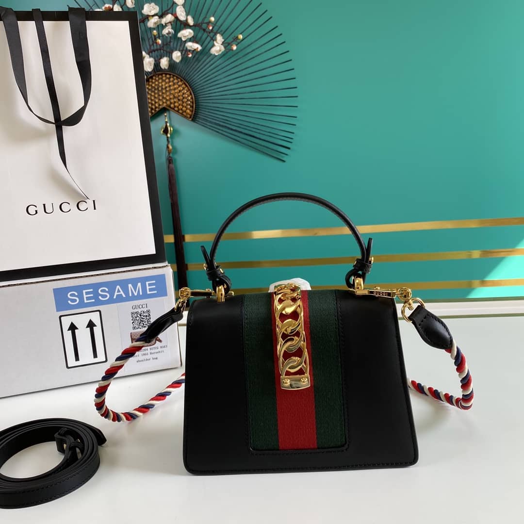 Gucci Womens Sylvie Leather Mini Bag Replica 470270