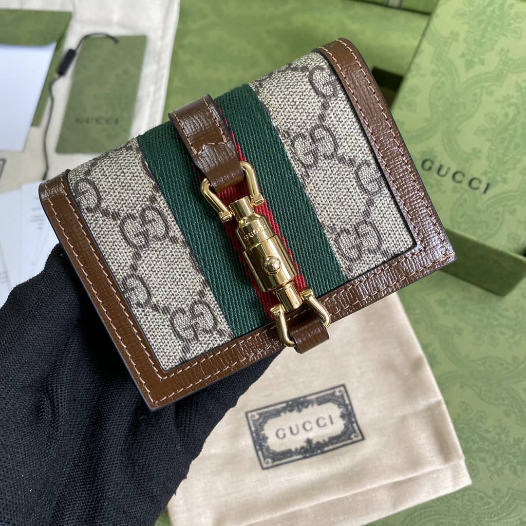 Gucci Jackie 1961 Card Case Wallet Replica 645536
