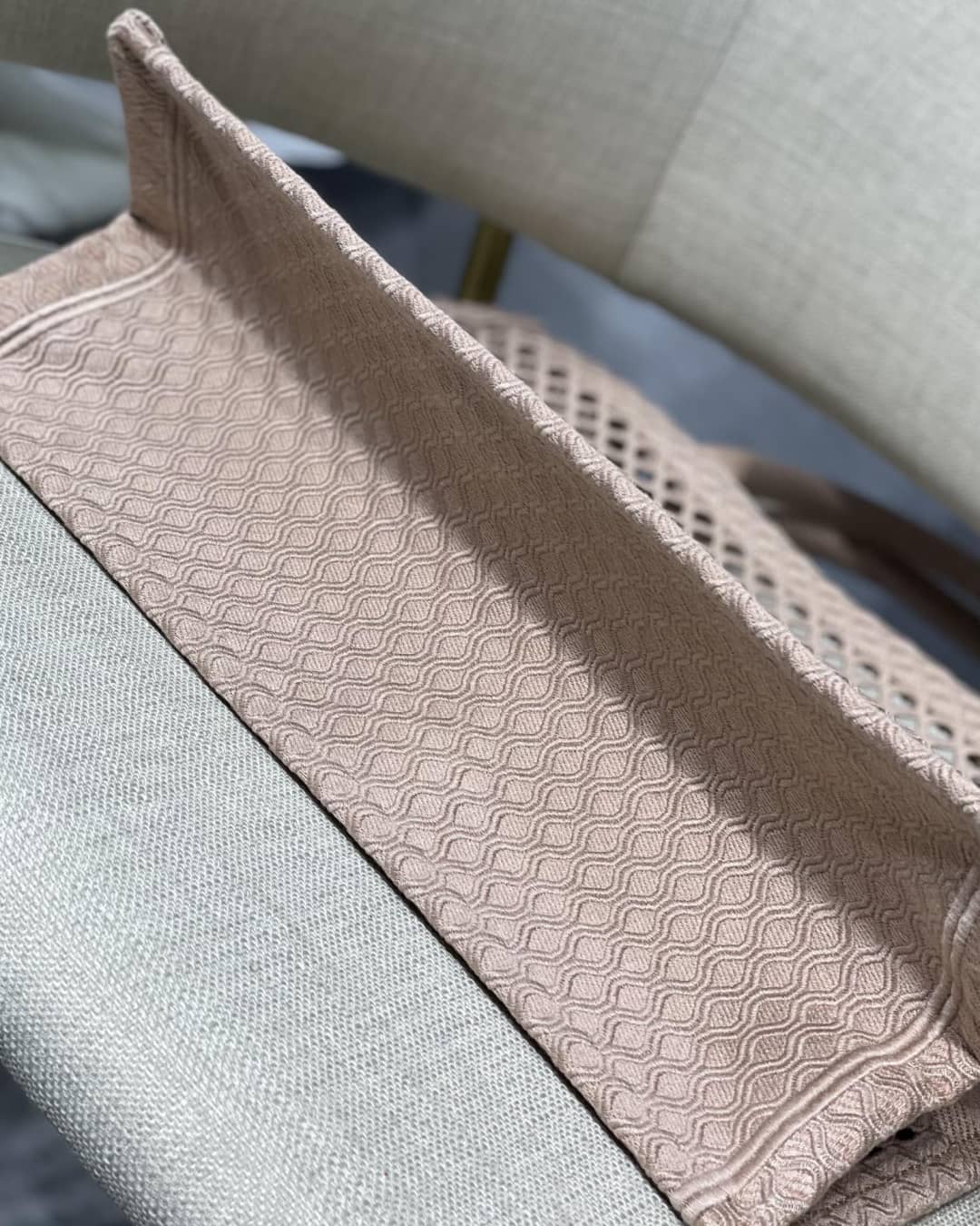Christian Dior Mesh Book Tote Bag