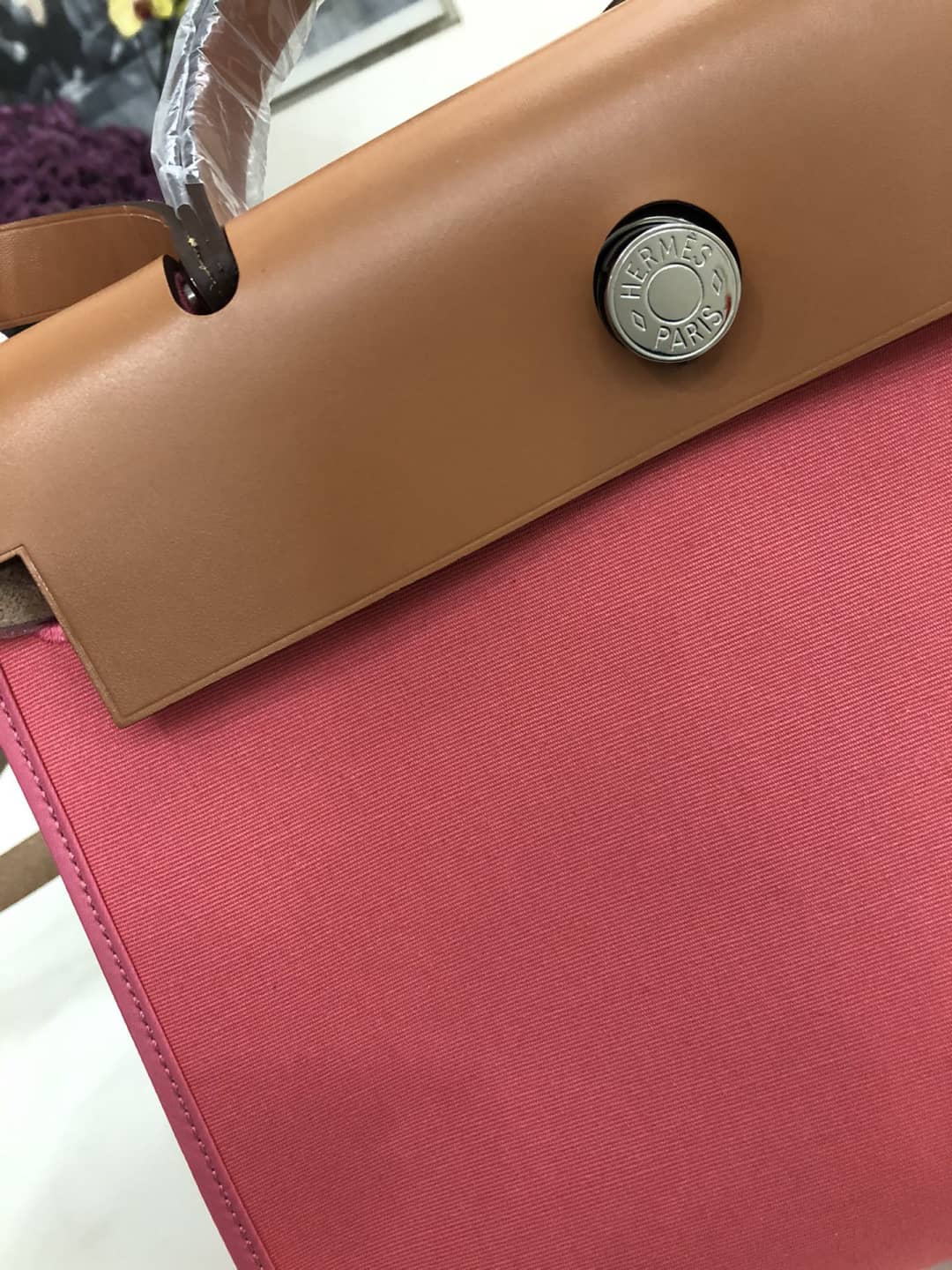 Replica Hermes Birkin Bag 31 Canvas Leather HerBag