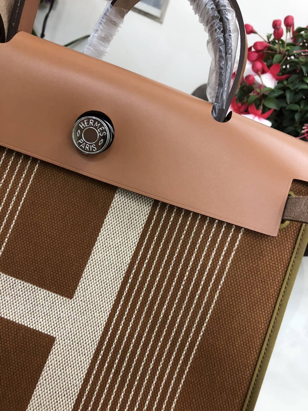 Replica Hermes Birkin Bag 31 Canvas Leather HerBag