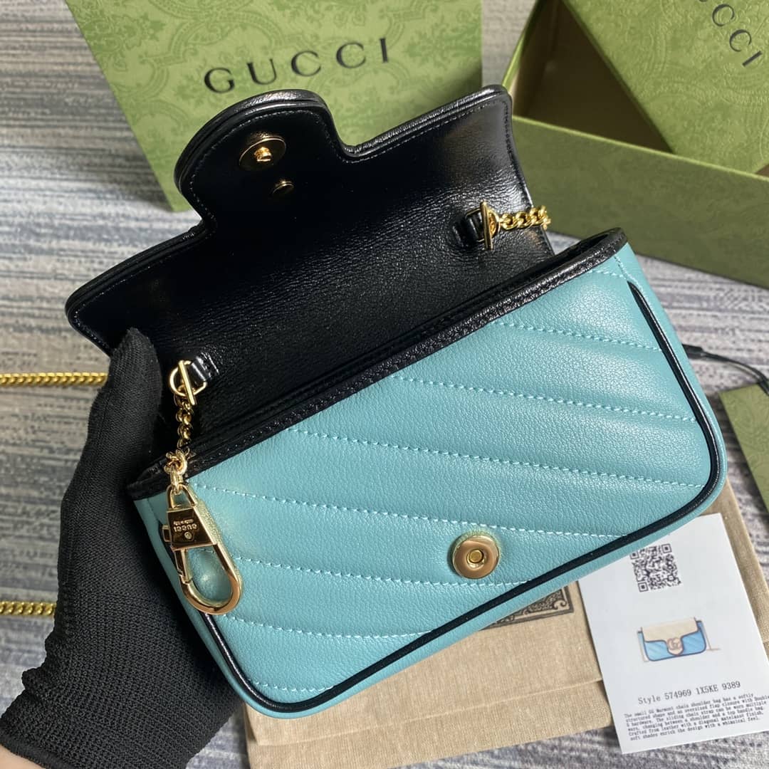 Gucci Marmont GG Mini Chain Shoulder Bag Replica 574969