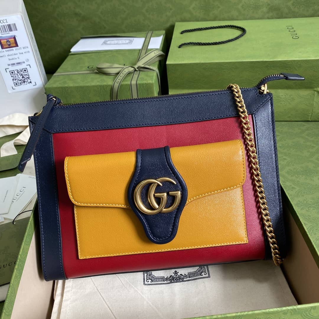 Gucci Double G Small Shoulder Bag Replica 648999