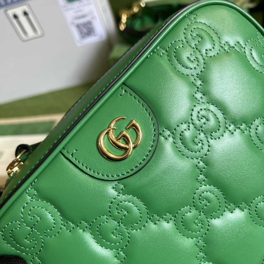 Gucci GG Matelassé Leather Shoulder Crossbody Handbag 702234 Replica