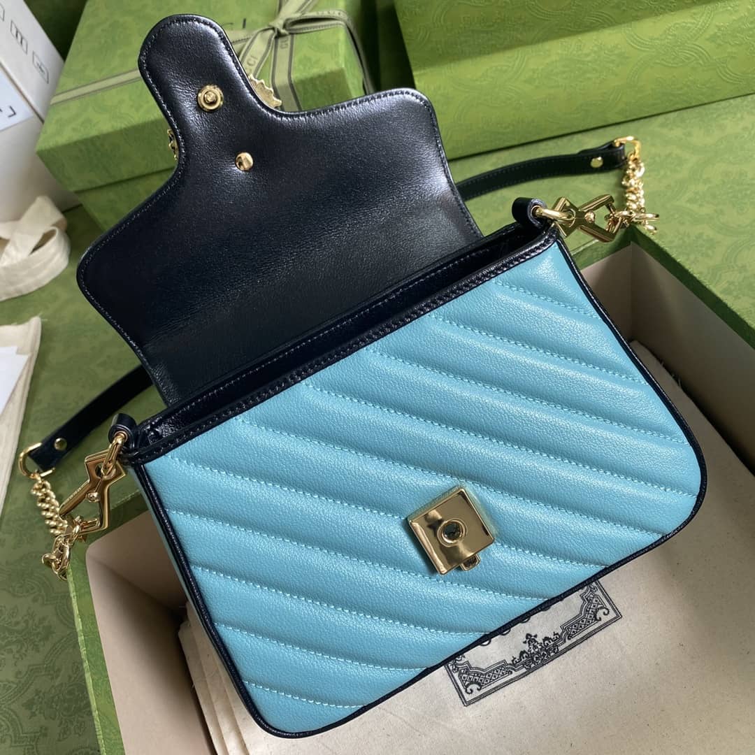 Gucci Marmont GG Mini Top Handle Bag Replica 583571