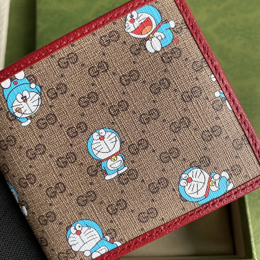 Gucci X Doraemon Bi-Fold Wallet Replica 647802