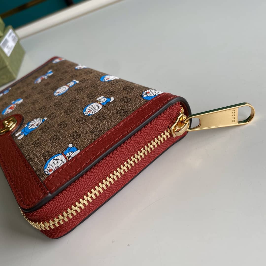 Gucci x Doraemon Zip Around Wallet Replica 647787
