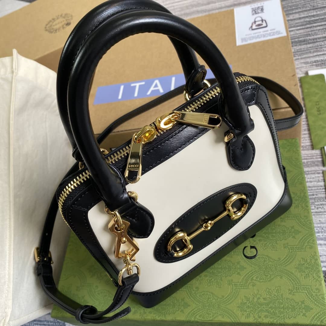 Gucci 1955 Horsebit GG Mini Top Handle Bag Replica 640716