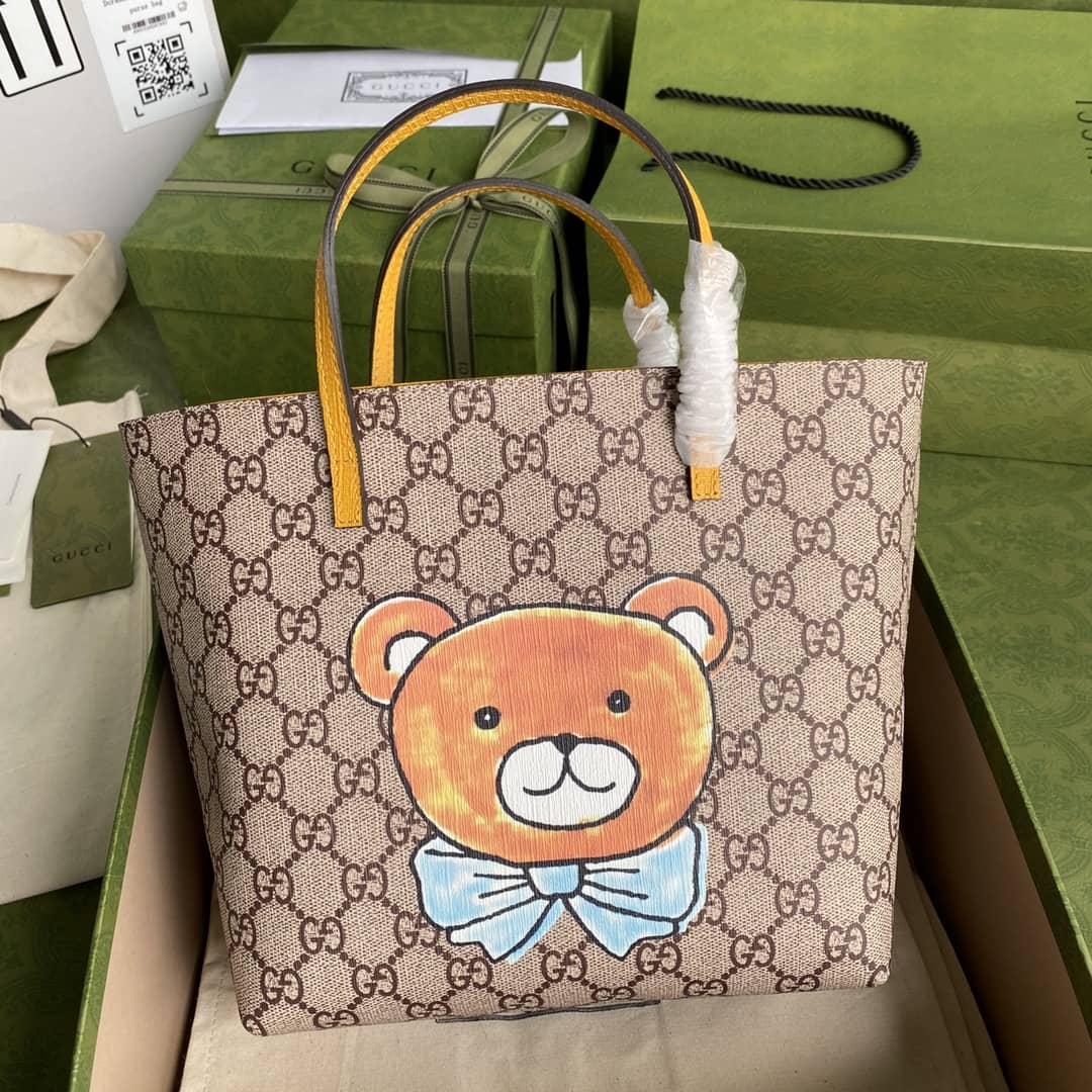 Gucci Children GG Supreme Tote Replica 410812