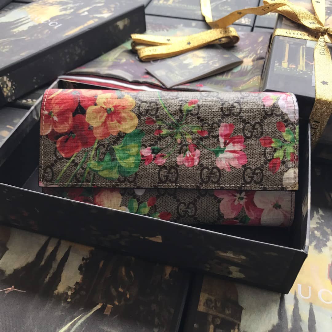 Gucci Bloom Dupes Continental Wallet 404070