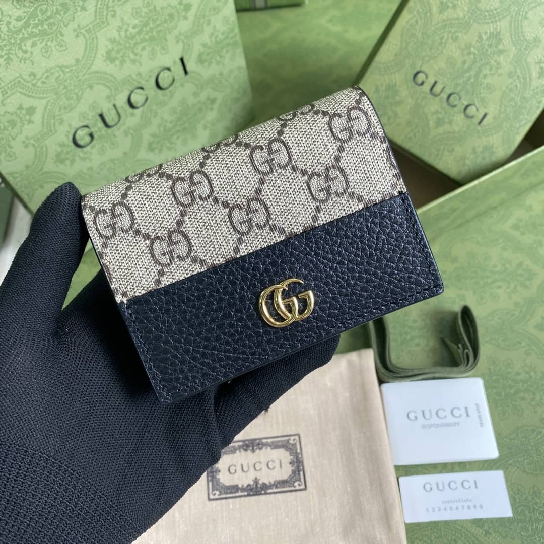 Gucci Marmont GG Card Case Wallet Replica 658610