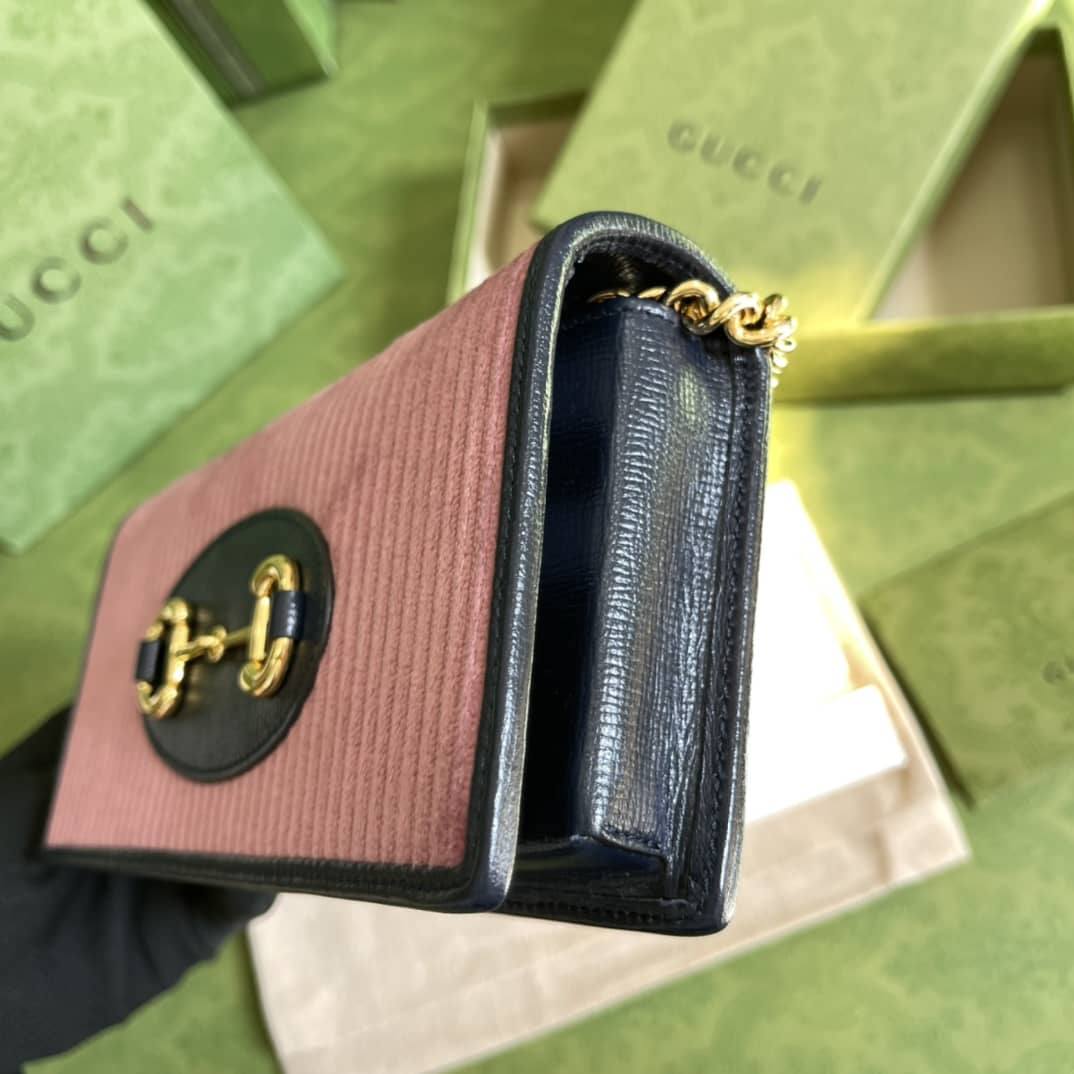Gucci 1955 Horsebit Chain Wallet Replica 621892