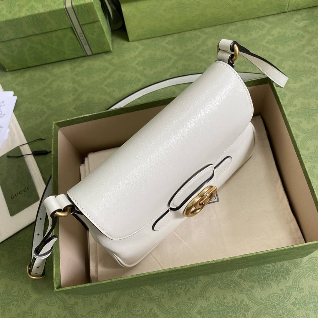 Gucci Double G Messenger Shoulder Bag Replica 648934
